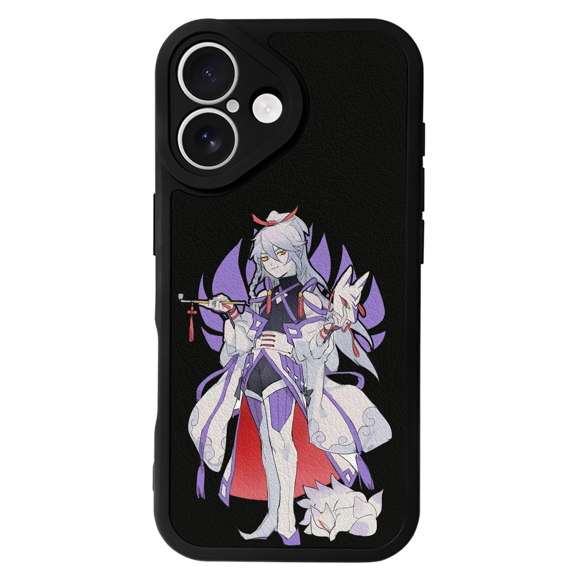 （画像用） 妖怪ウォッチ Yo-kai Watch 【iPhone 16シリーズ対応】シリコンスマホケース（レザー調） 材質：シリコン